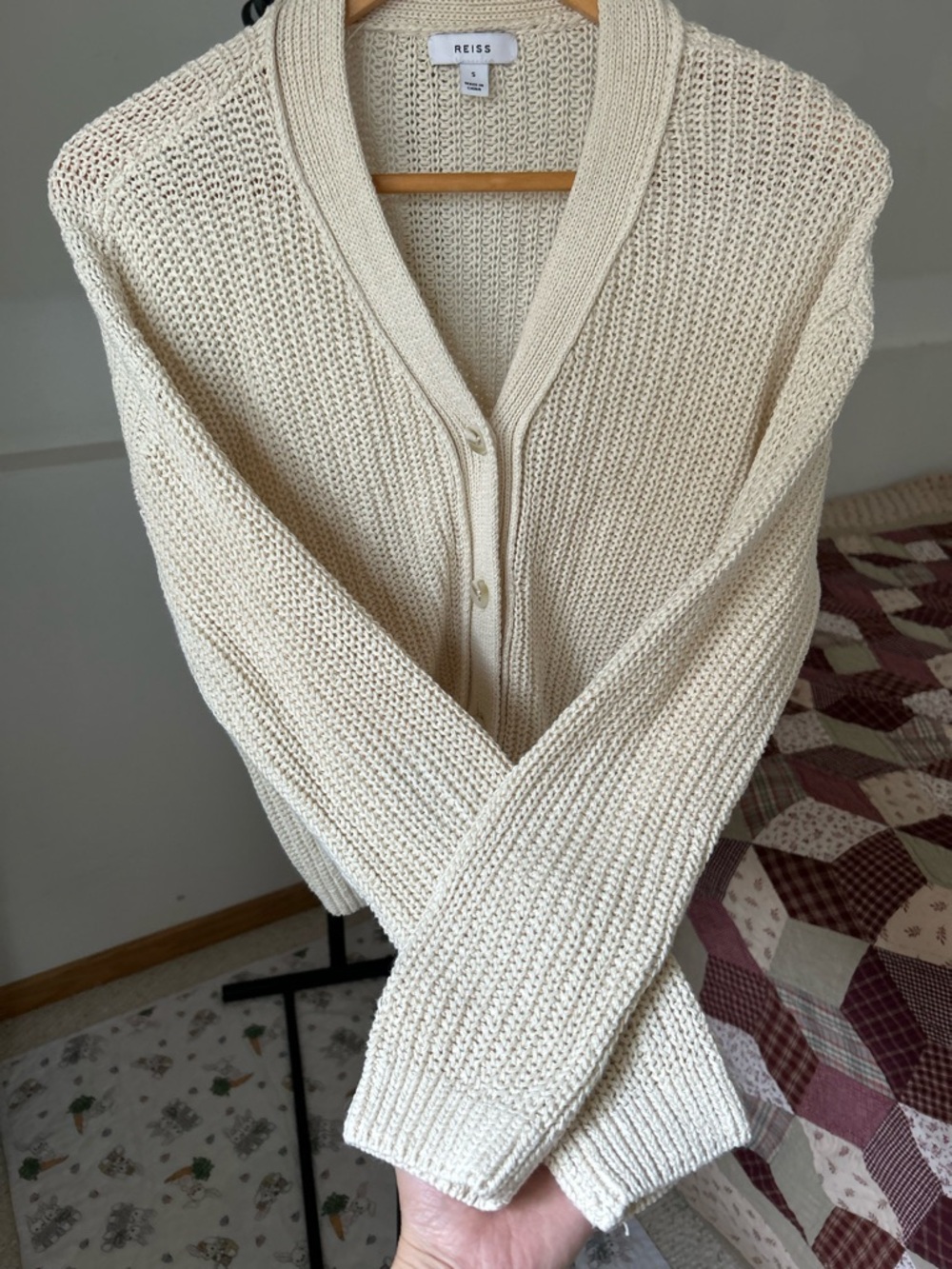 Reiss Knit Adeena Cardigan Sweater - Picture 5 of 10
